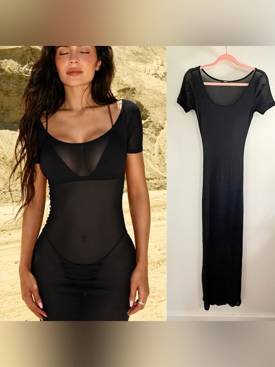 Khy Dresses & Skirts - khy Mesh Scoop Neck Maxi Dress by Kylie Jenner NWOT
